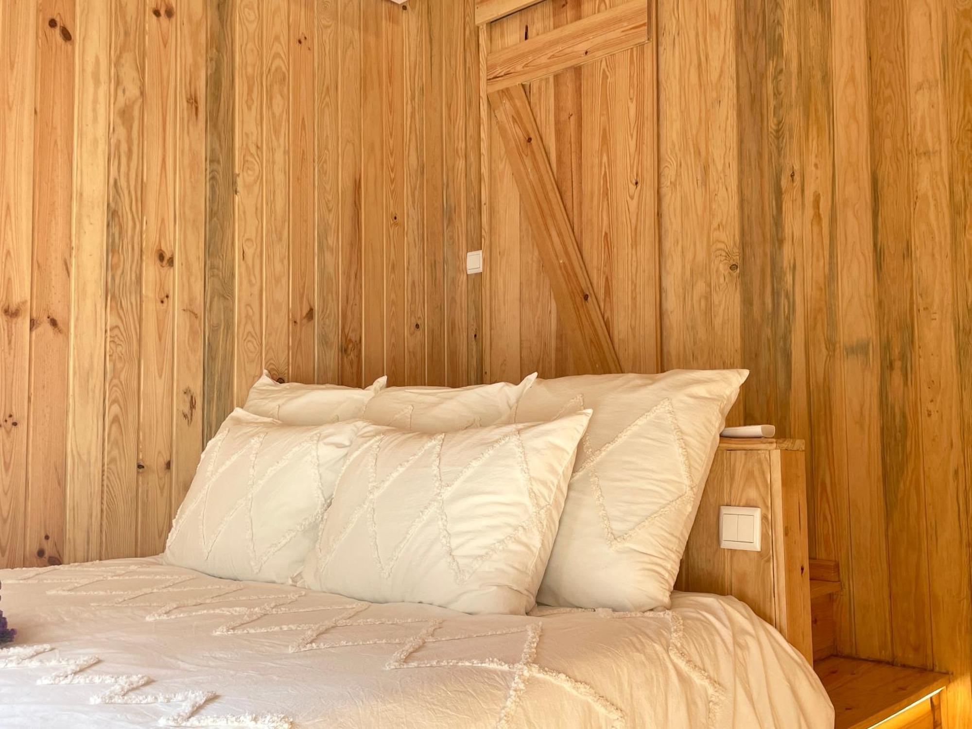 Nativo Natureza Pink Wood Cabin Cela  Bagian luar foto