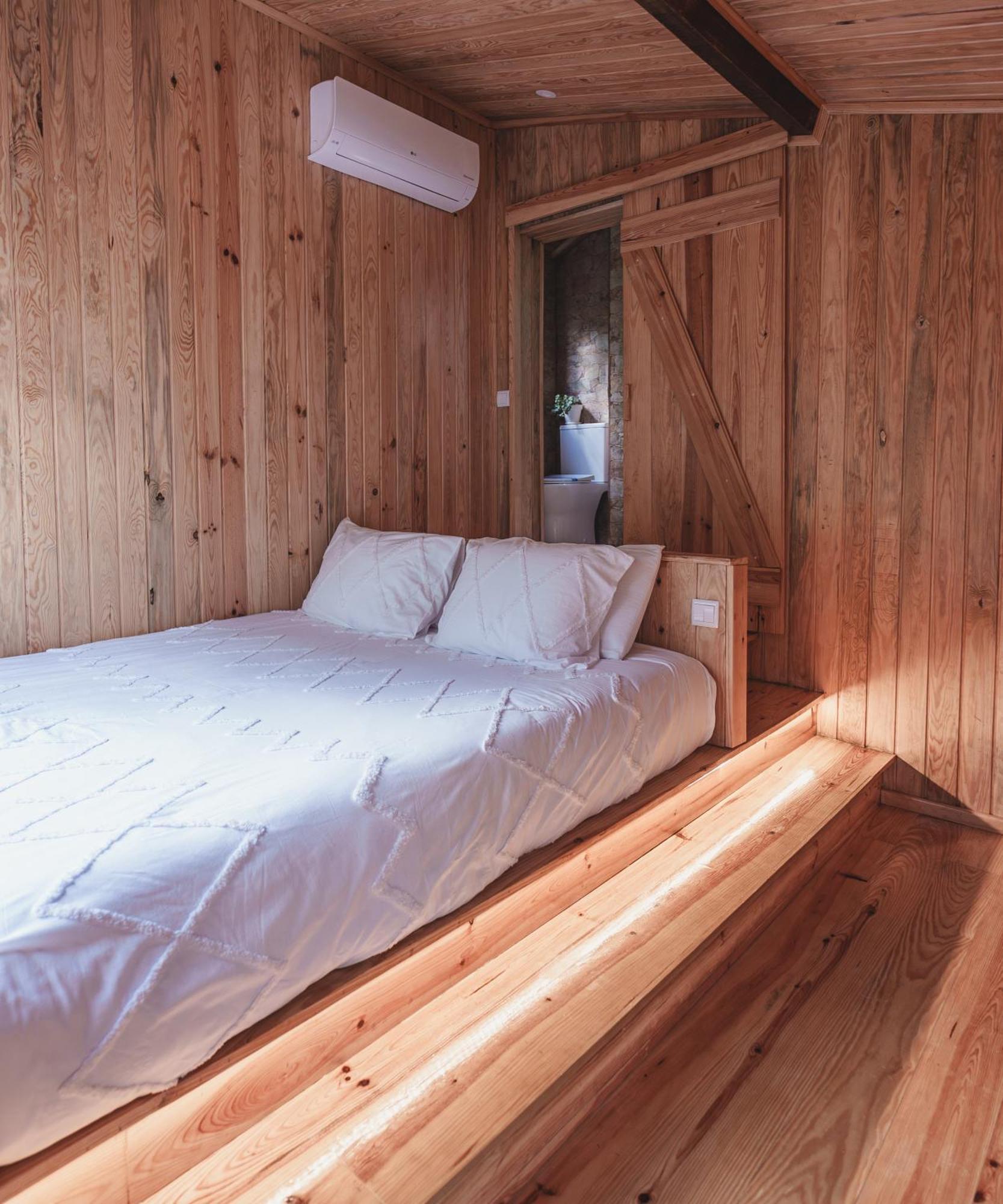 Nativo Natureza Pink Wood Cabin Cela  Bagian luar foto