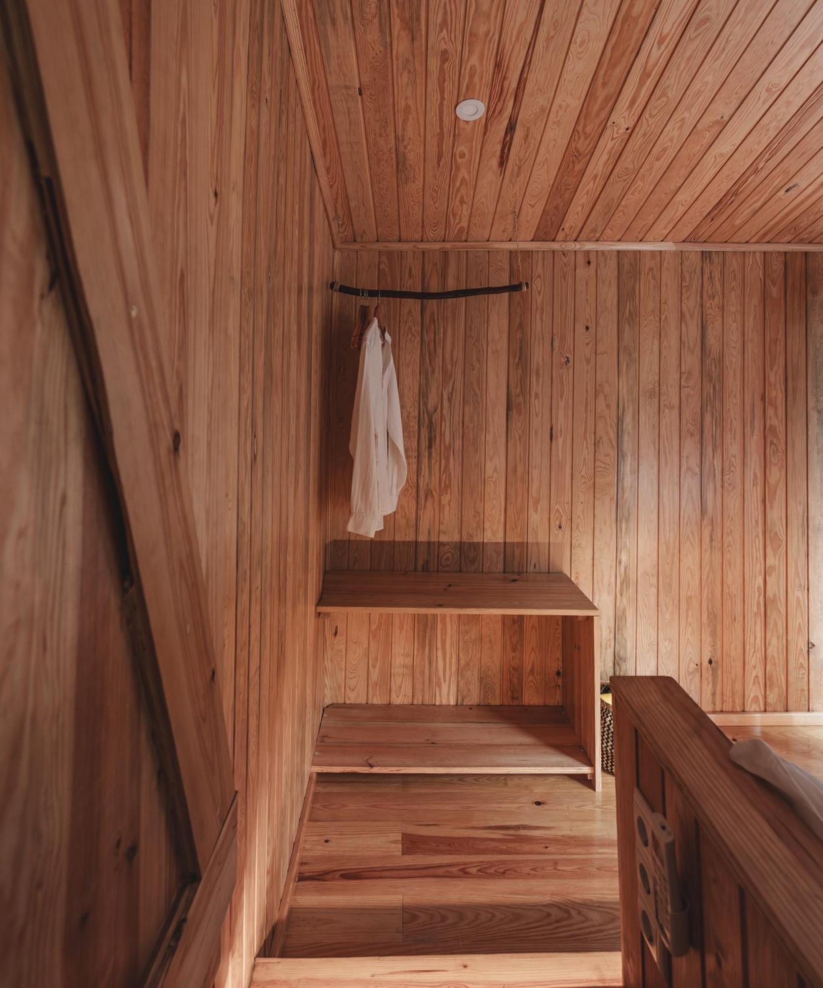 Nativo Natureza Pink Wood Cabin Cela  Bagian luar foto